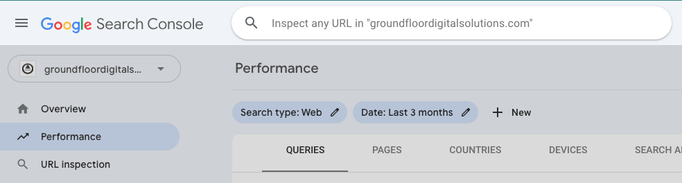 url inspection google search console